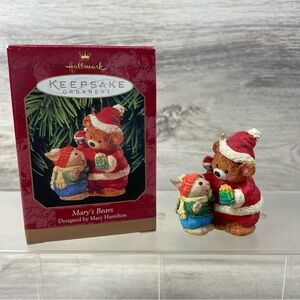 Hallmark Ornaments Mary’s Bears 1999 Vintage Christmas Decor